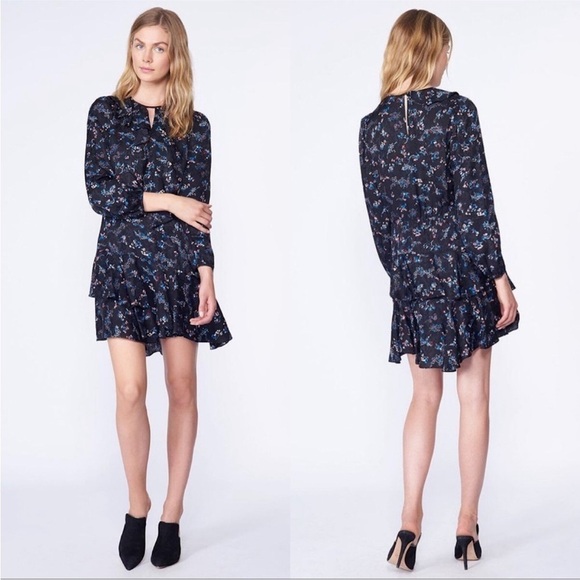 Veronica Beard Preston Silk Floral Print Dress. Size 4 - Picture 1 of 14